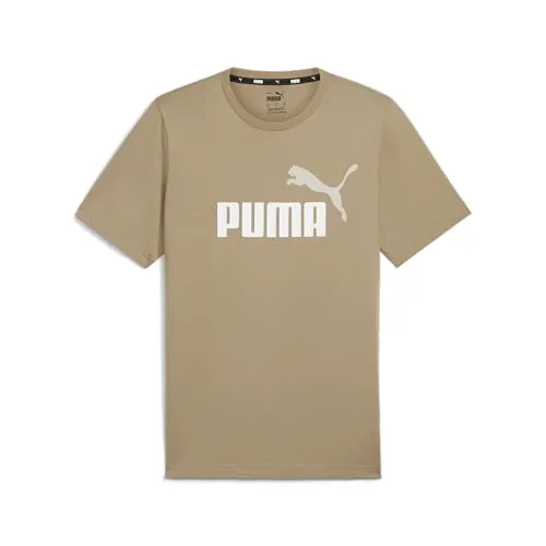 PUMA Unisex Ess+ 2 Col Logo Tee T-Shirts, Eichenzweig, S EU