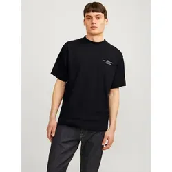 Jack & Jones Rundhalsshirt JPRBLACHAD SS CREW NECK TEE SN schwarz XL - Modisches Herren-Shirt aus 95% Baumwolle mit elastischem Stretchanteil für optimalen Tragekomfort. Pflegeleicht und ideal für entspannte Freizeitlooks.