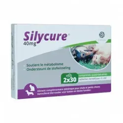 Silycure 40 mg Tabletten für Katzen und kleine Hunde von Fendigo