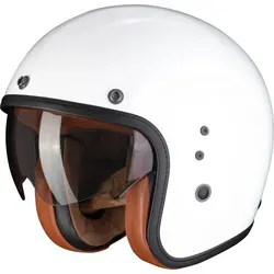 Scorpion Belfast Evo Luxe Jethelm 2XL, Weiss in weiß von Scorpion