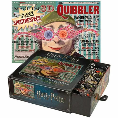 The Noble Collection Puzzle Magazin Quisquilloso 1000 Teile - Hochwertiges Puzzle 71x48 cm, ideal als Geschenk und fördert Spiel und Fantasie