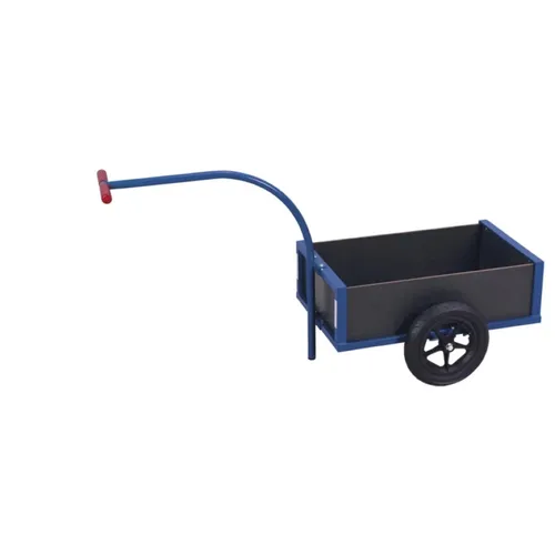 VARIOfit Leichter Handwagen - Handwagen aus geschweißtem Profilstahlrahmen, 150 kg Traglast, wasserfest verleimte Ladefläche und Bordwände, ideal für den Garten oder Transport von schweren Lasten.