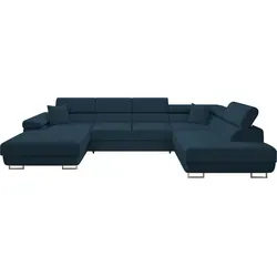 Mirjan24 Ecksofa Torezio Bis Cord mit Bettkasten - Sofas & Couches – Komfortables Ecksofa in U-Form mit Schlaffunktion und großzügigem Bettkasten, ideal für Gästeübernachtungen.