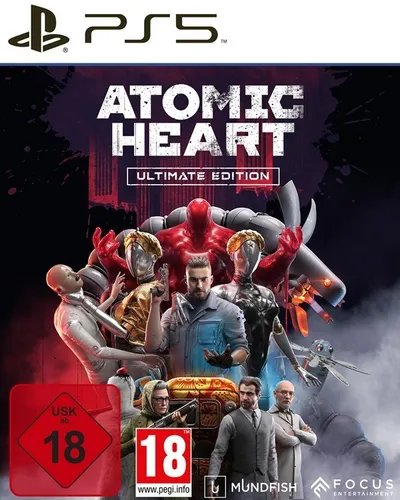Atomic Heart Ultimate Edition Steelbook für PS5 – Shooter Spiel - Erlebe die Ultimate Edition von Atomic Heart auf der PlayStation 5 im exklusiven Steelbook. Mit digitalem Artbook und atemberaubenden Shooter-Elementen. Perfekt für Gaming-Enthusiasten!