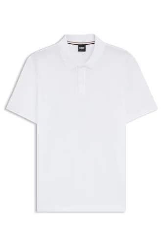 BOSS Herren Pallas Poloshirt aus Baumwoll-Piqué - Herren-Mäntel, hochwertiges Baumwoll-Piqué mit Logo-Details für einen stilvollen Look und optimalen Tragekomfort.