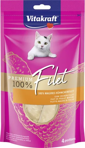 Vitakraft Premium Filet Huhn 4 Stück / 70g