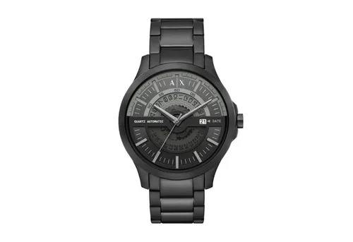 Armani Exchange Watch AX2444 - Armbanduhren für Herren mit 46-mm-Gehäuse, 3-Zeiger-Quarzwerk und wasserdicht bis 50 m – ideal für stilvolle Männer, die auch beim Schwimmen stets elegant bleiben möchten.