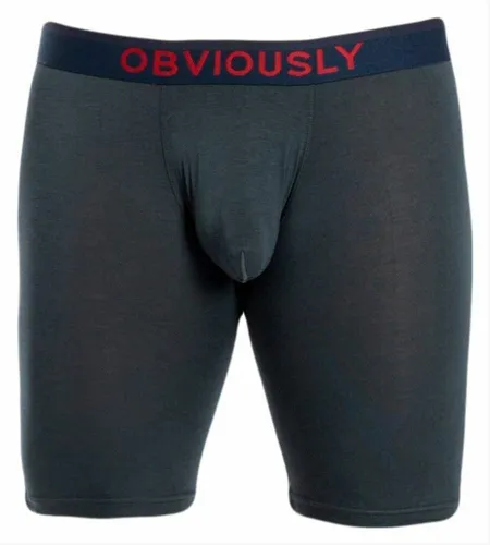 Obviously Herren FreeMan Einfach Modal Boxershorts - Grau