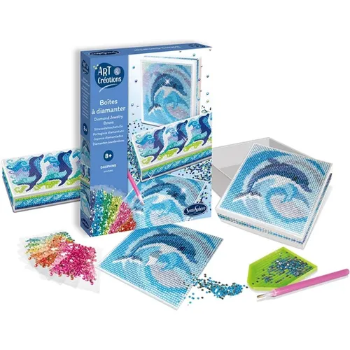 Sentosphere Strasssteinschatulle Delfine (32490)