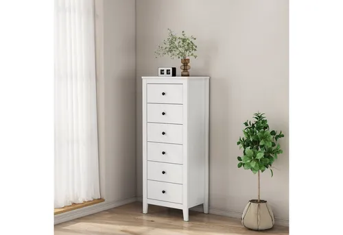 OTTO home Kombikommode Borkum Sideboard mit 6 Schubladen in weiß von OTTO home