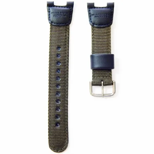 Original Ersatzarmband, Nylon, Schwarz/khaki, Stahl