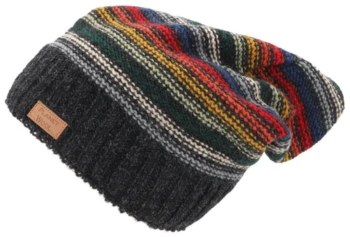Guru-Shop Strickmütze Beanie Mütze, bunte Strickmütze, Wollmütze,..