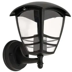 Gartenlampe Fassaden Außenwandbeleuchtung IMMA BLACK UP E27 schwarz IP44 EDO777378 EDO Garden Line