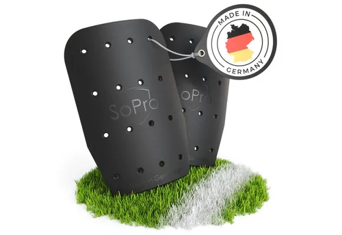 SoPro Schienbeinschutz Mini Schienbeinschoner für Kinder & Erwachsene, leicht, rutschfest