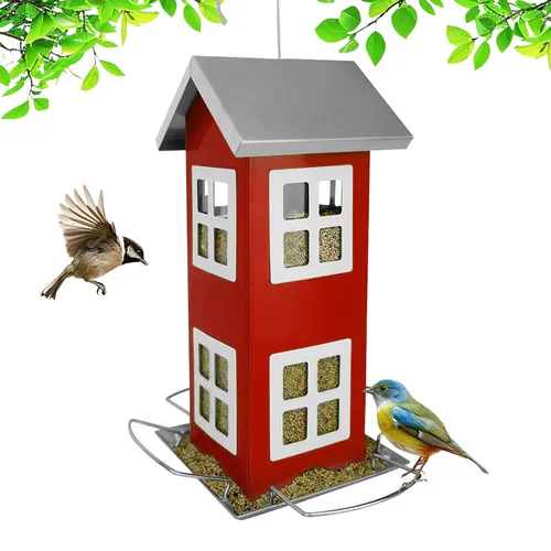 Vogelhaus Vogelfutterhaus Vogelfutterspender Vogelvilla Dekovogelhaus hängend