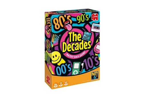 Jumbo Spiele Spiel Jumbo 19830 The Decades, Quizspiel, Jumbo 19830 The Decades, Quizspiel, Made in Europe