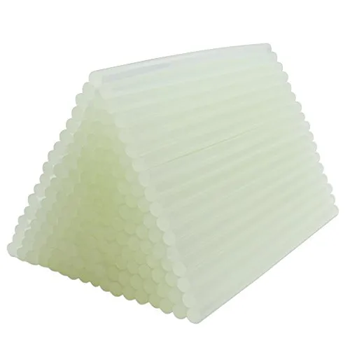 Raintwo 120 Stück 7 mm x 150 mm Heißklebesticks Transparente Heißklebestifte für Heißklebepistole