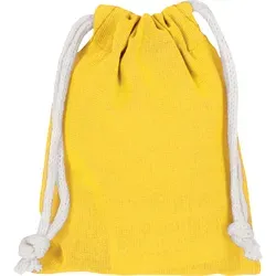 Zuziehbeutel in gelb von TEXXILLA