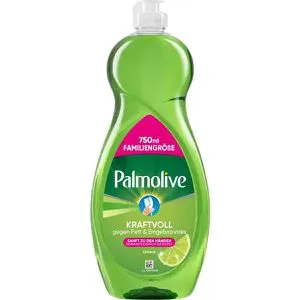 Palmolive Spülmittel Limonenfrisch, kraftvoll gegen Fett und Eingebranntes, Flasche, 750 ml