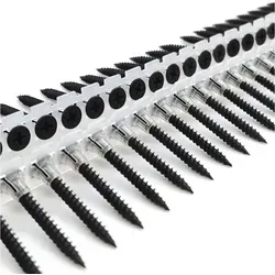 adunox Schnellbauschraube Magazinschrauben Feingewinde phosphatiert PH2, (1000 St) schwarz|silberfarben 3.5 mm x 35 mm