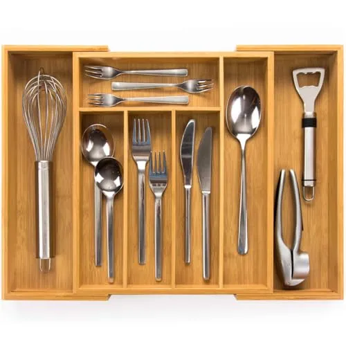 budu Besteckkasten #33,5 (Tiefe 33,5cm) aus Bambus von budu