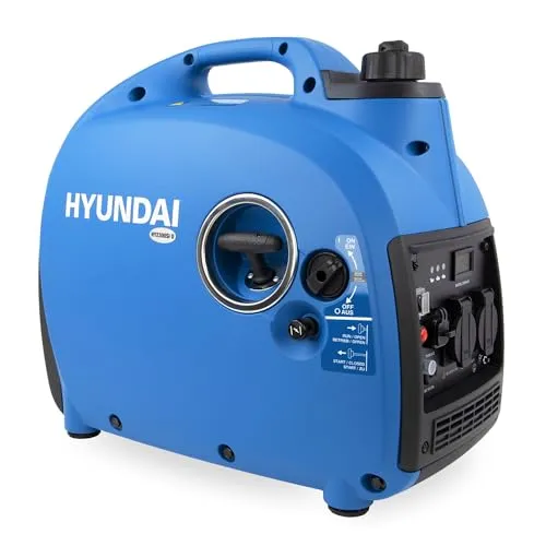 HYUNDAI Inverter Stromgenerator HY2300Si D – Leiser und sparsamer Stromerzeuger mit 2,2 kW