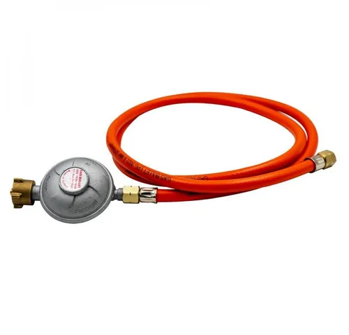 Gas Bullet Wohnmobilschutzhülle Gas Bullet Gasdruckminderer Set 50 mbar mit 1,50 m Gasschlauch