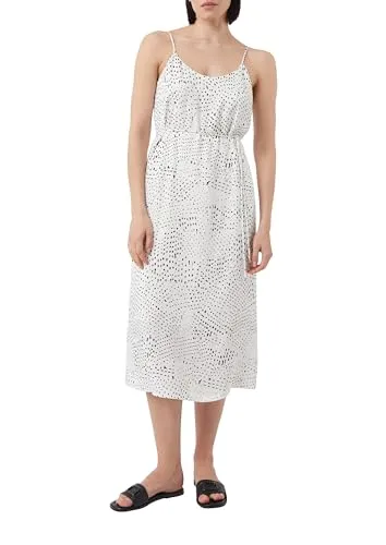 comma Midikleid Kleid Midikleid mit längenverstellbaren Spaghettiträgern