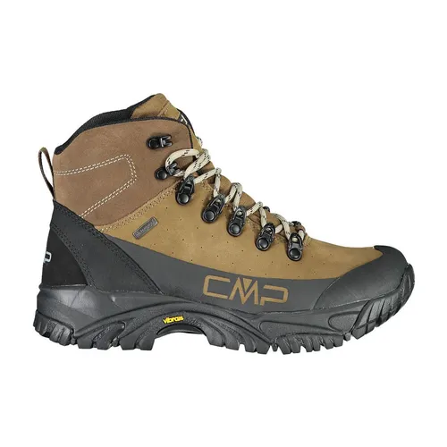 CMP Dhenieb WP 30Q4716 Wanderschuhe für Damen und Herren, Grün EU 42 - Wasserdichte und isolierende Wanderschuhe aus Nubukleder mit Vibram SKELETON-Sohle für optimalen Halt auf unebenen Wegen – ideal für jedes Abenteuer.