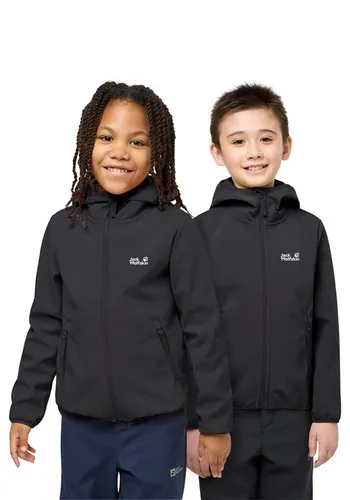 Jack Wolfskin FOURWINDS JACKET KIDS in schwarz von Jack Wolfskin