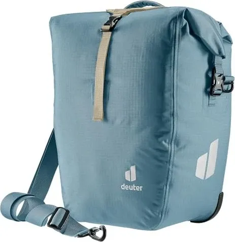 Deuter Weybridge 25+5 Fahrradtasche - Fahrradtasche mit erweiterbarem Volumen von 25+5L, leicht und wasserdicht – ideal für Abenteuer in jedem Wetter.