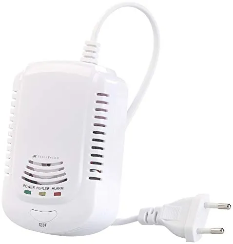 VisorTech Gasmelder Wohnwagen: Multi-Gasmelder für haushaltsübliche Gase, mit 3 Funktions-LEDs, 85 dB (Gasdetektor, Gasmessgerät, Campingkocher)