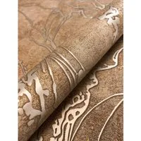 Newroom Vliestapete Fozia Copper Grafik Modern FSC® in braun von Newroom