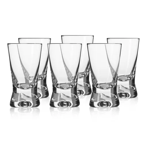 Schnapsgläser Shotgläser 25ml 6 Stück KROSNO Pinnchen Stamperl Shot Glas Basic