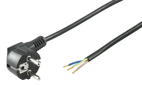 Netzkabel; NK 103 S-200 2m SCHWARZ