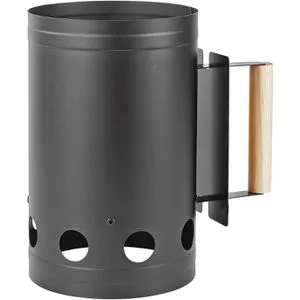 DEMA Anzündkamin Grillkohleanzünder, aus Metall, schwarz, (Ø/H) 17 x 27,5 cm