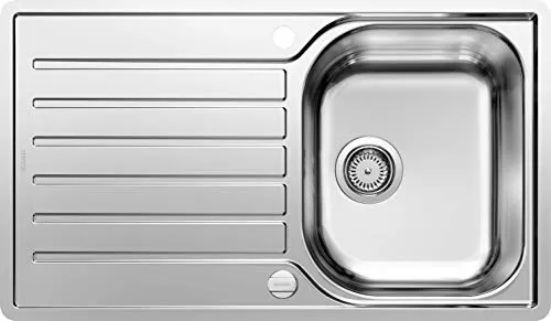 BLANCO LANTOS 45 S-IF Salto | Edelstahl Einbauspüle - Elegante Einbauspüle aus Edelstahl für 45 cm breite Unterschränke, reversibel einbaubar und kratzfest – ideal für moderne Küchen.