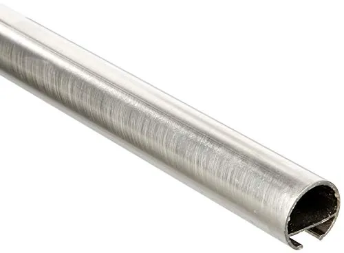 Gardinenstange mit Innenlauf I Ø 20 mm edelstahl-optik 120
