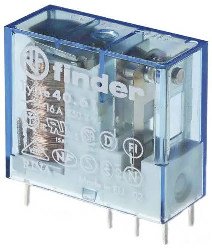 Finder 40.61.7.012.1000 Relais 250 V/AC, 400 V/AC