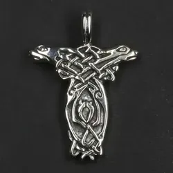 Drachensilber Keltische Hunde Schmuck Anhänger 925 Silber von Drachensilber