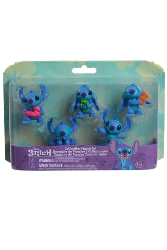 Stitch 5 Pack Figures Deluxe Packaging