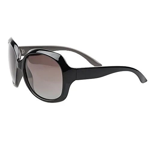 B BIDEN Retro Sonnenbrille Damen Polarisiert, Einfach und Großzügig Sonnenbrille Groß Outdoor Fahren Wandern Grundversion.