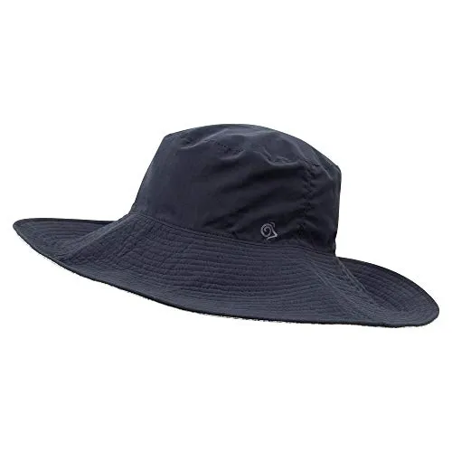 Craghoopers Damen Cappello Nl Uomo Hut, Marineblau, S/M - Wendbarer Hut aus strapazierfähigem Material, ideal für Outdoor-Aktivitäten. Schützt vor Sonne und hält dich angenehm kühl. Perfekt für Abenteuer in der Natur.