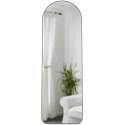 Umbra Standspiegel Titan 51x158 cm - Eleganter Standspiegel in Titanfarbe, aus hochwertigem Glas, ideal für jedes moderne Zuhause und sorgt für eine stilvolle Raumgestaltung.