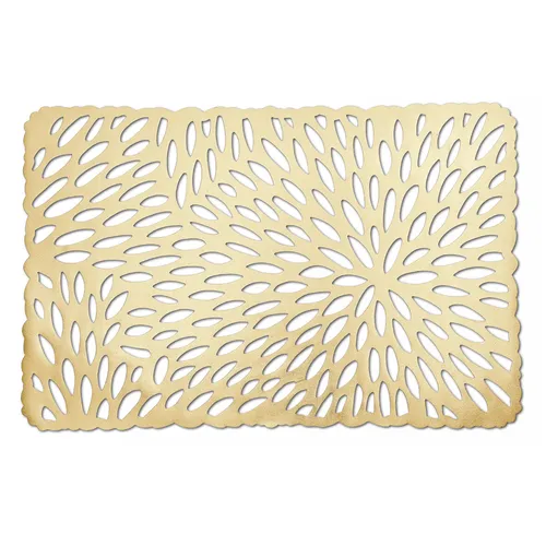 Zeller Platzset Kunststoff gold 43,5 x 28,5 cm (1 Stück) in gold von keine Angabe