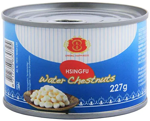 Chinesische Wasserkastanien ganz, Chinese water chestnuts whole (227 G)