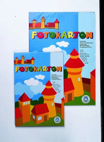 Glorex Fotokartonblock 300g/m² sortiert 22 x 32 cm, 10 Blatt