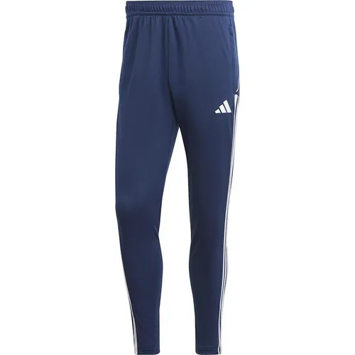 ADIDAS HS3492 TIRO23 L TR PNT Shorts - Sporthose für Herren in Team Navy Blue, mit AEROREADY Technologie für trockenen Tragekomfort und praktischen Reißverschlüssen im Knöchelbereich für einfaches An- und Ausziehen.