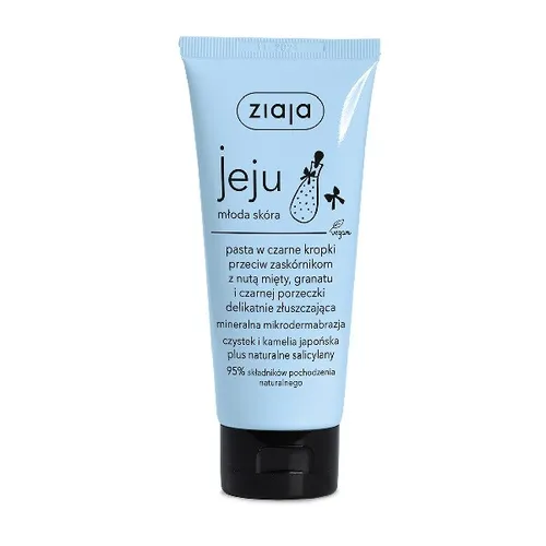 Jeju pasta w czarne kropki przeciw zaskórnikom 75ml Ziaja 5901887045120