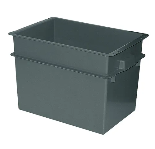 BRB Konischer Mehrzweckbehälter 800x600x550 mm - Materialtransport-Behälter mit 200 Litern Volumen, robust und leicht zu reinigen. Ideal für platzsparende Lagerung und beständig gegen Säuren und Laugen.